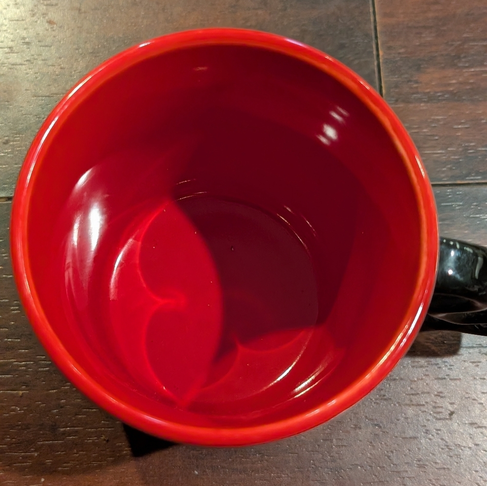 2023 Disney Parks 100 Years of Wonder Mug Red Interior - Picture 3 of 5